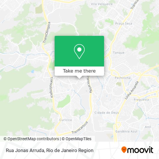 Rua Jonas Arruda map