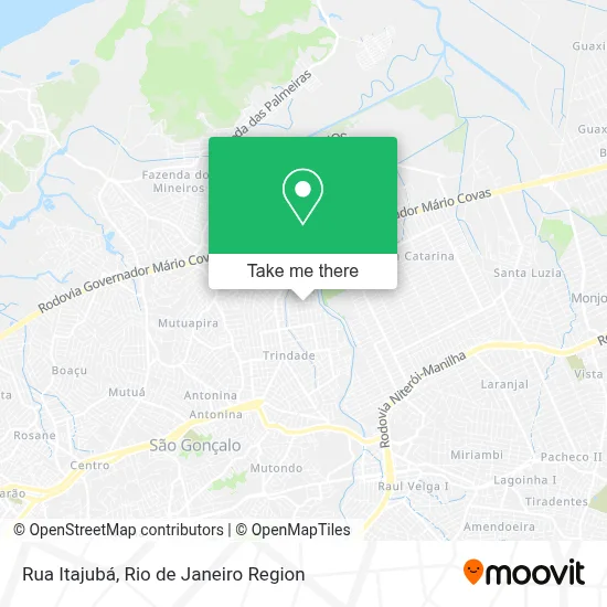 Rua Itajubá map