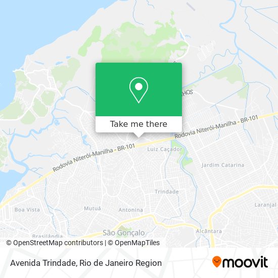 Mapa Avenida Trindade