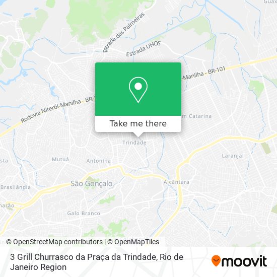 3 Grill Churrasco da Praça da Trindade map