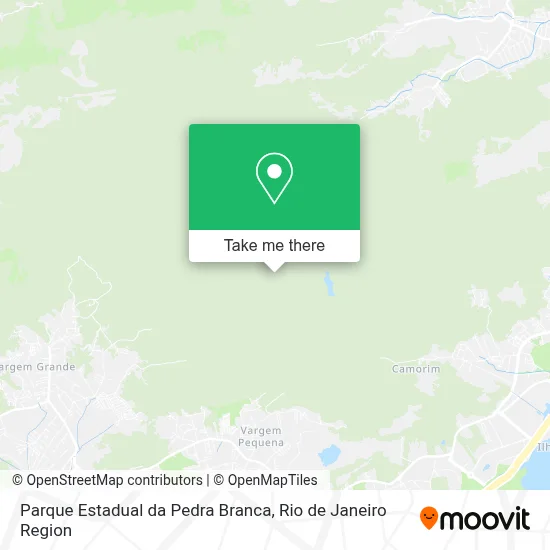 Parque Estadual da Pedra Branca map