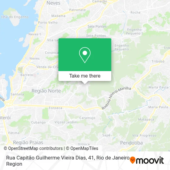 Rua Capitão Guilherme Vieira Dias, 41 map