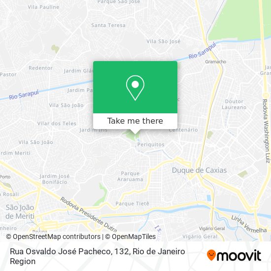 Rua Osvaldo José Pacheco, 132 map