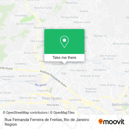 Rua Fernanda Ferreira de Freitas map