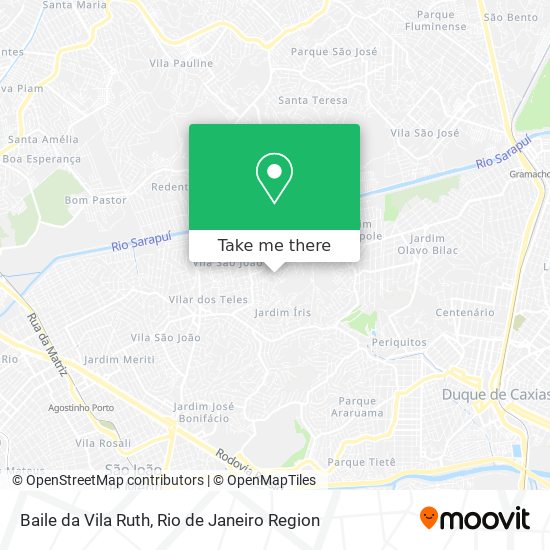 Mapa Baile da Vila Ruth