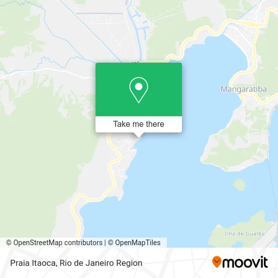 Praia Itaoca map