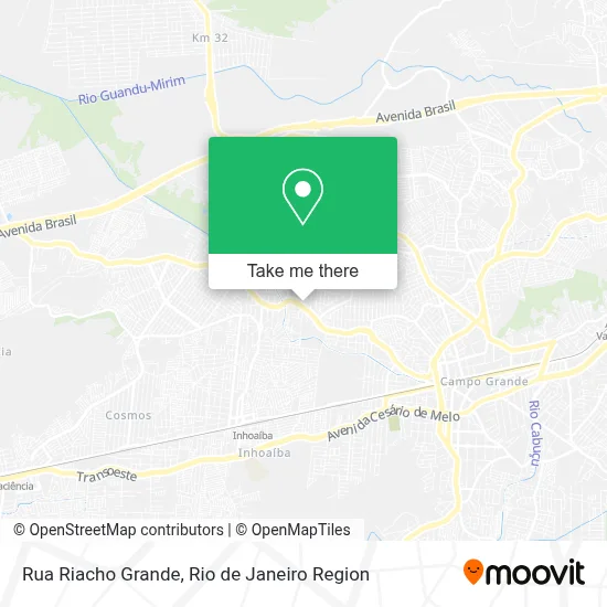 Rua Riacho Grande map