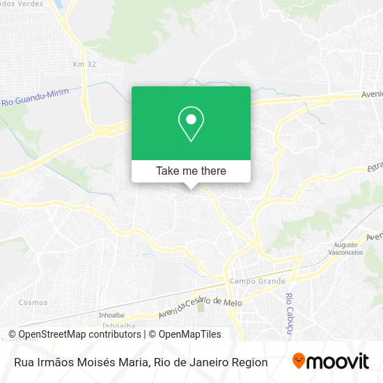 Rua Irmãos Moisés Maria map