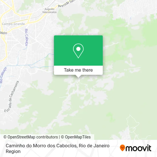 Caminho do Morro dos Caboclos map