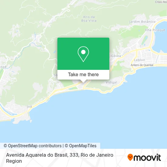 Avenida Aquarela do Brasil, 333 map