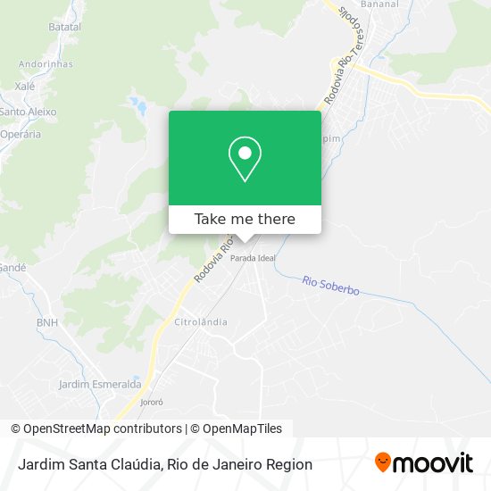 Jardim Santa Claúdia map