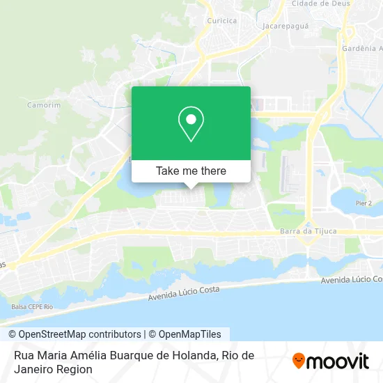 Rua Maria Amélia Buarque de Holanda map
