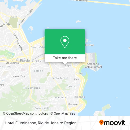 Hotel Fluminense map