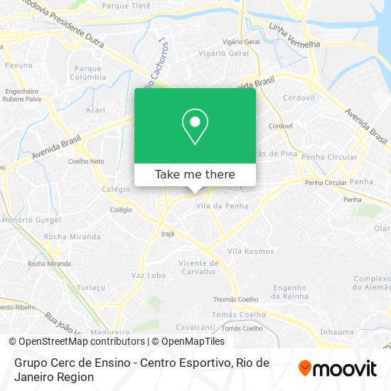 Mapa Grupo Cerc de Ensino - Centro Esportivo