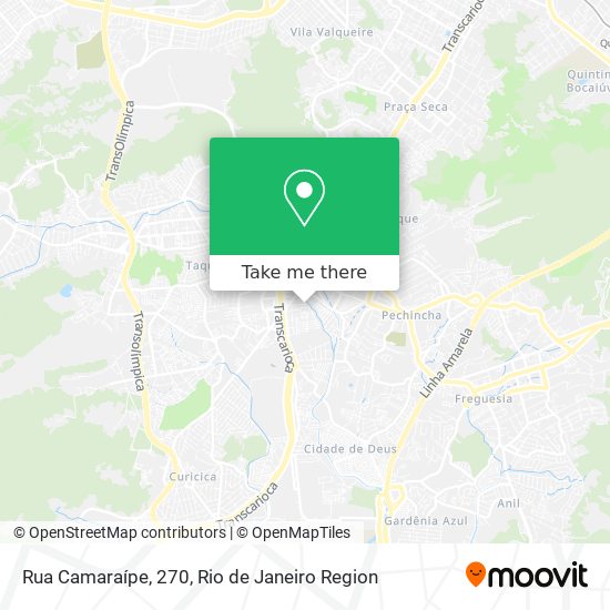 Rua Camaraípe, 270 map