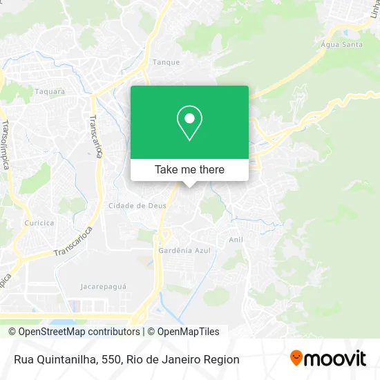 Rua Quintanilha, 550 map