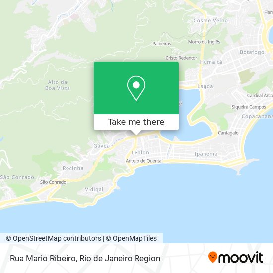 Rua Mario Ribeiro map