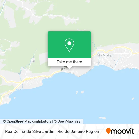 Rua Celina da Silva Jardim map