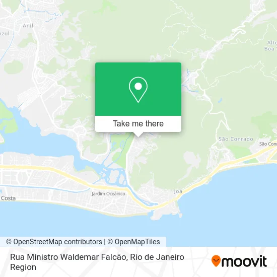 Rua Ministro Waldemar Falcão map