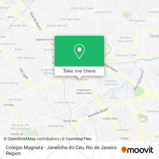 Colégio Magnata - Janelinha do Céu map