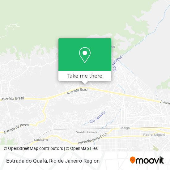 Estrada do Quafá map