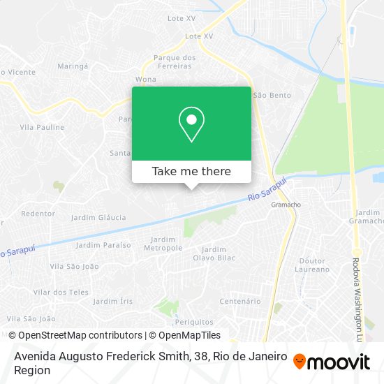 Mapa Avenida Augusto Frederick Smith, 38