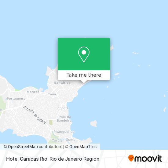 Hotel Caracas Rio map