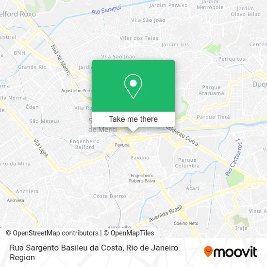 Rua Sargento Basileu da Costa map