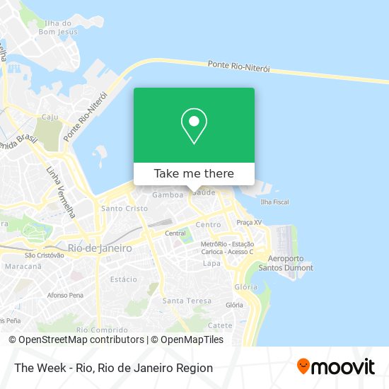 Mapa The Week - Rio