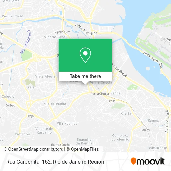Rua Carbonita, 162 map