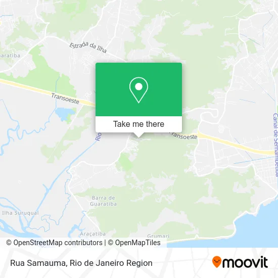 Rua Samauma map