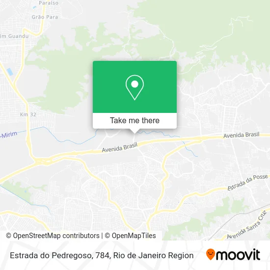 Estrada do Pedregoso, 784 map