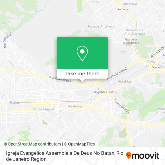 Igreja Evangelica Assembleia De Deus No Batan map