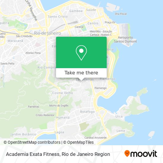 Mapa Academia Exata Fitness