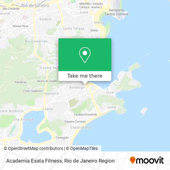 Mapa Academia Exata Fitness