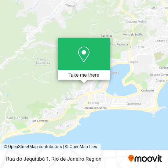 Rua do Jequitibá 1 map