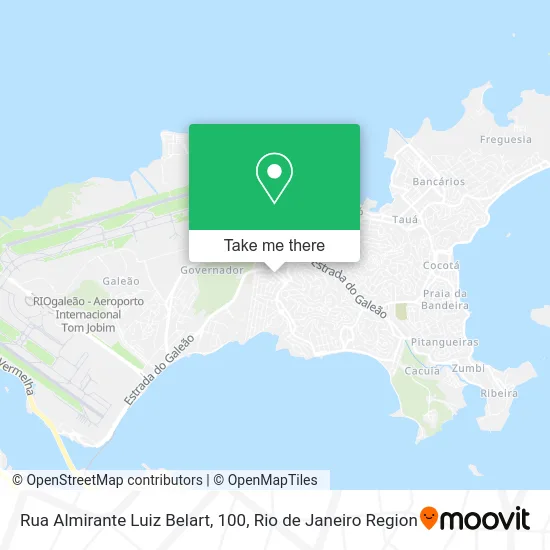 Rua Almirante Luiz Belart, 100 map