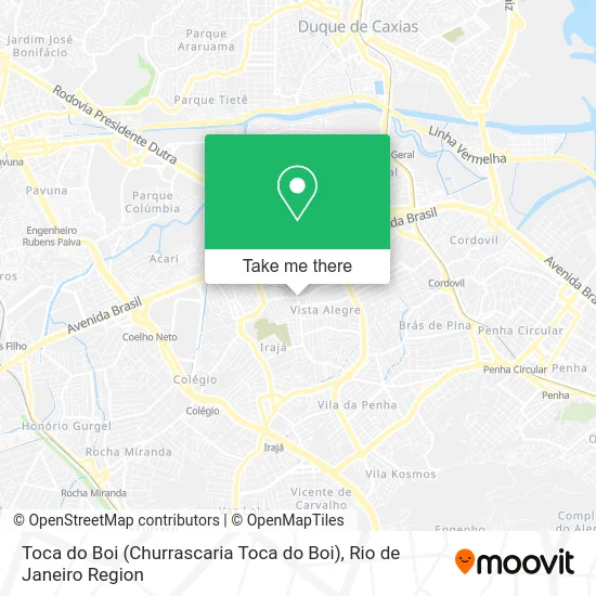 Toca do Boi map