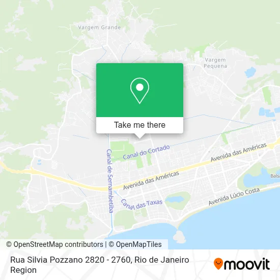 Rua Silvia Pozzano 2820 - 2760 map