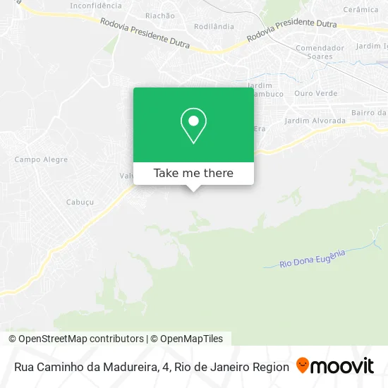 Rua Caminho da Madureira, 4 map