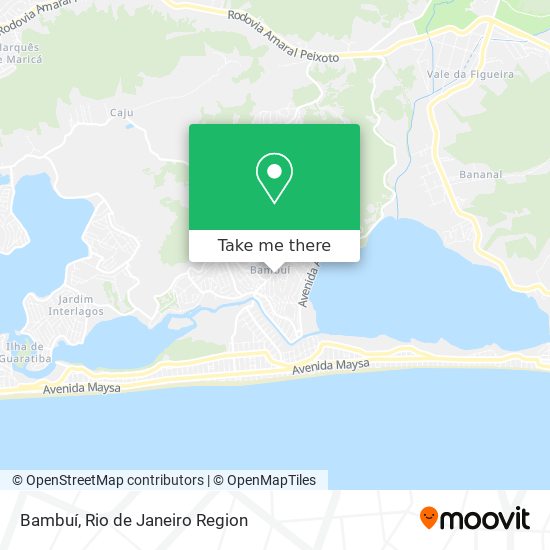 Bambuí map