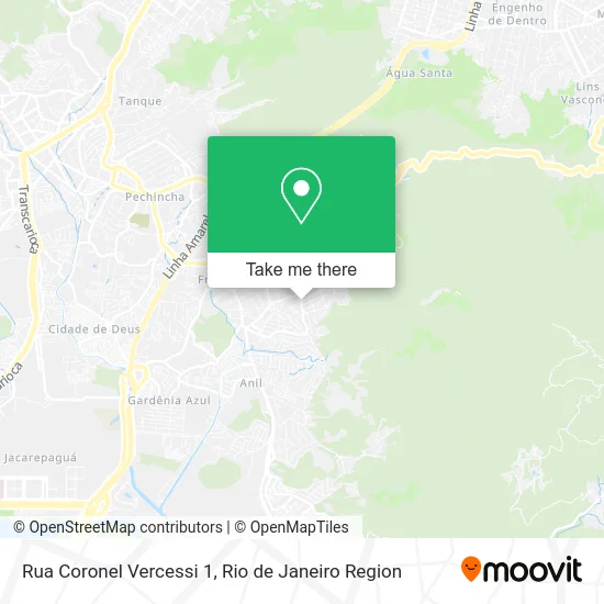 Rua Coronel Vercessi 1 map