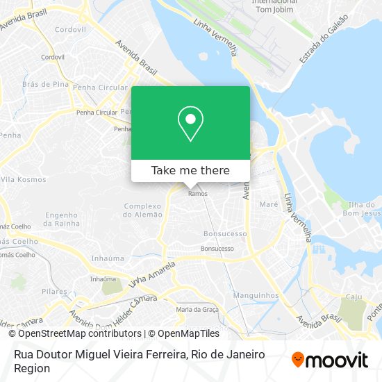 Rua Doutor Miguel Vieira Ferreira map