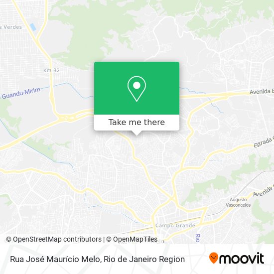 Rua José Maurício Melo map