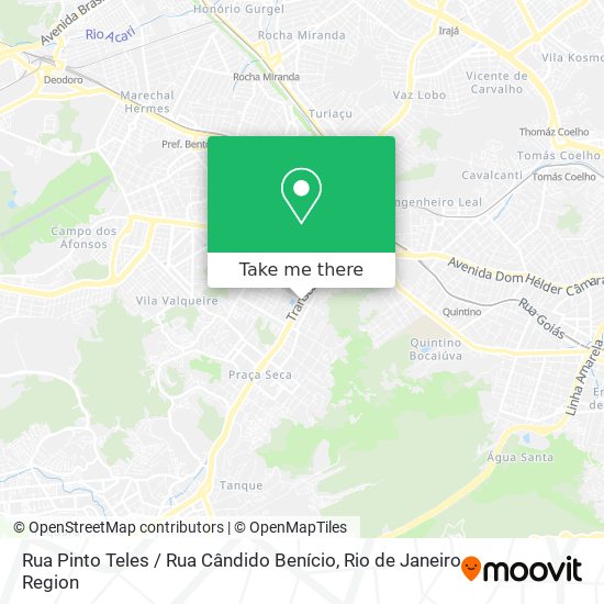 Rua Pinto Teles / Rua Cândido Benício map