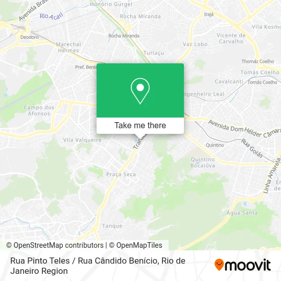 Rua Pinto Teles / Rua Cândido Benício map