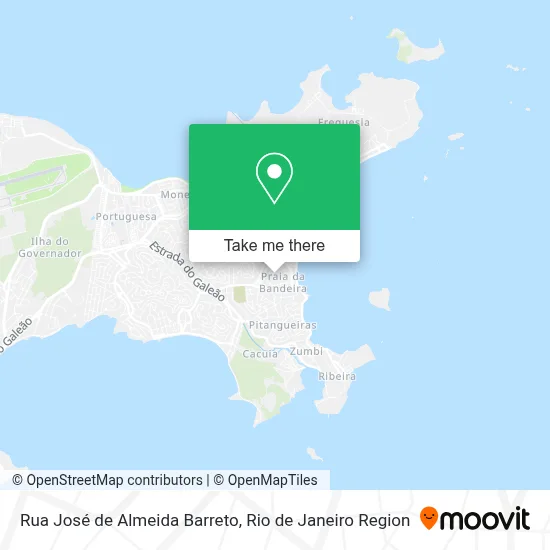 Rua José de Almeida Barreto map