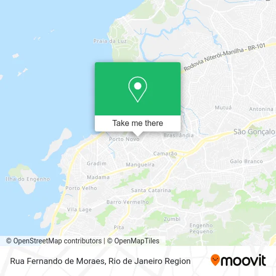 Rua Fernando de Moraes map