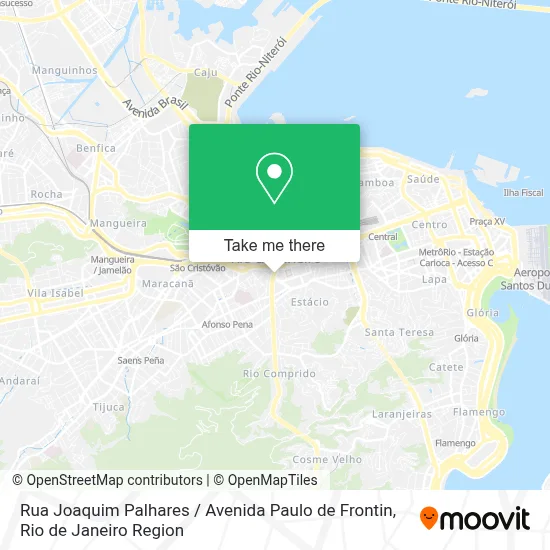 Rua Joaquim Palhares / Avenida Paulo de Frontin map