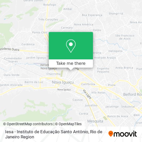Mapa Iesa - Instituto de Educação Santo Antônio